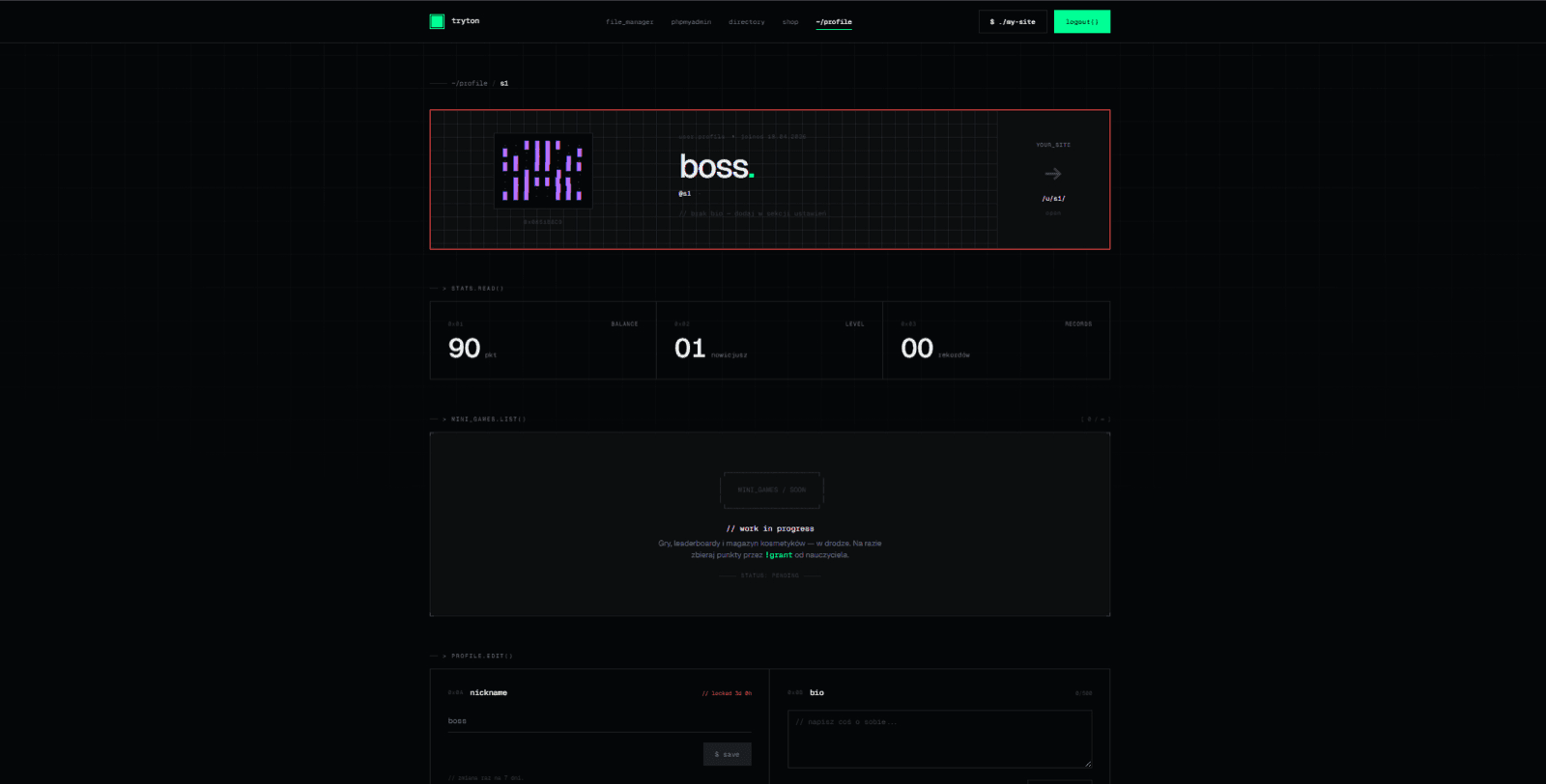 Tryton — School Hosting Platform screenshot 2 of 2